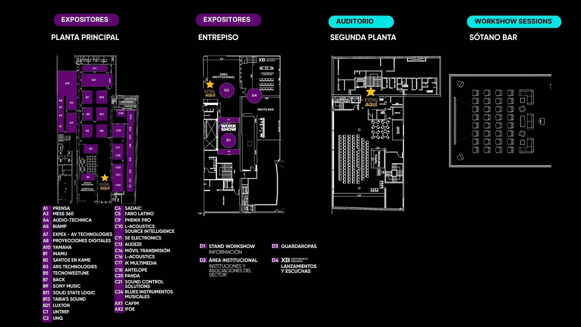 Plano completo WORKSHOW 2026 en C Art Media